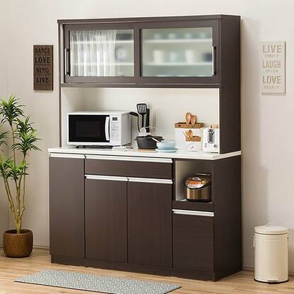 キッチンボード(レジューム 150TG-S DBR/150TH-R DBR)通販 | ニトリ  