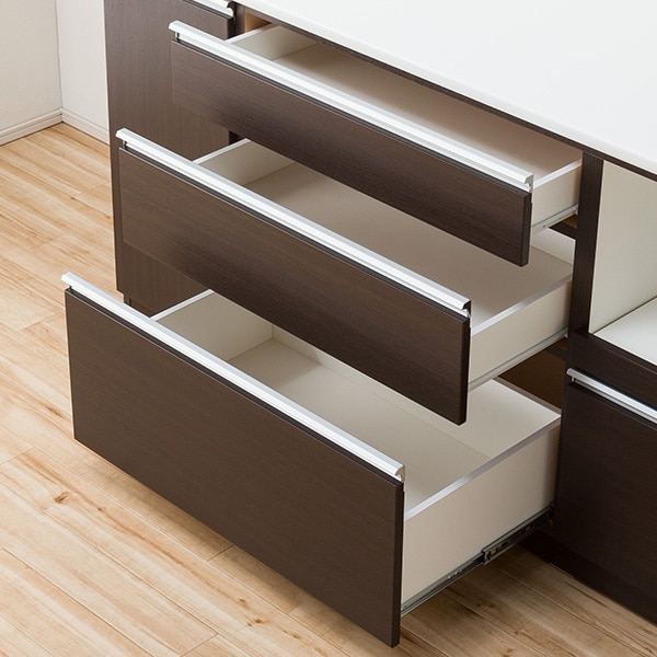 キッチンボード(レジューム 150TG-S DBR/150SL-R DBR) | ニトリ