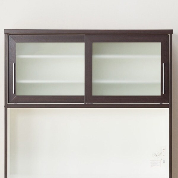 キッチンボード( レジューム120-2TG-S DBR/120-2TL-R DBR）通販