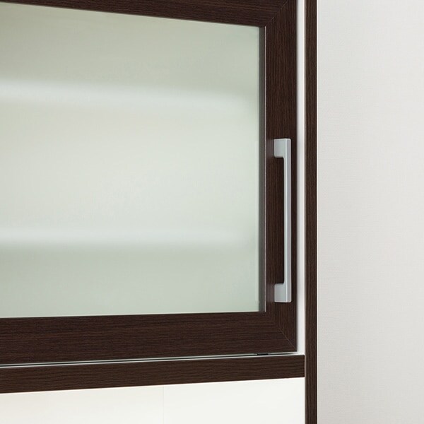 キッチンボード( レジューム120-2TG-S DBR/120-2TL-R DBR）通販