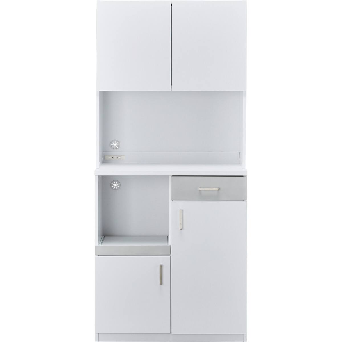 3月31日まで　ニトリキッチンボード キッチンボード(SA311 80KD WH) | ニトリネット【公式】 家具