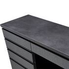 キッチンカウンター(リガーレD50-120CT H50-60C/H50-60OP GYBK) 3枚目画像