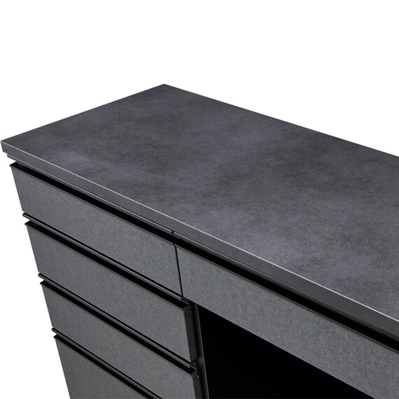 キッチンカウンター(リガーレD50-120CT H50-60C/H50-60OP GYBK) 3枚目画像