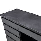 キッチンカウンター(リガーレD50-120CT H50-60C/H50-60OP GYBK) 3枚目画像