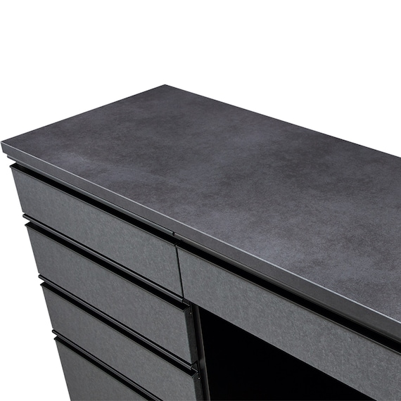 キッチンカウンター(リガーレD50-120CT H50-60C/H50-60OP GYBK) 3枚目画像