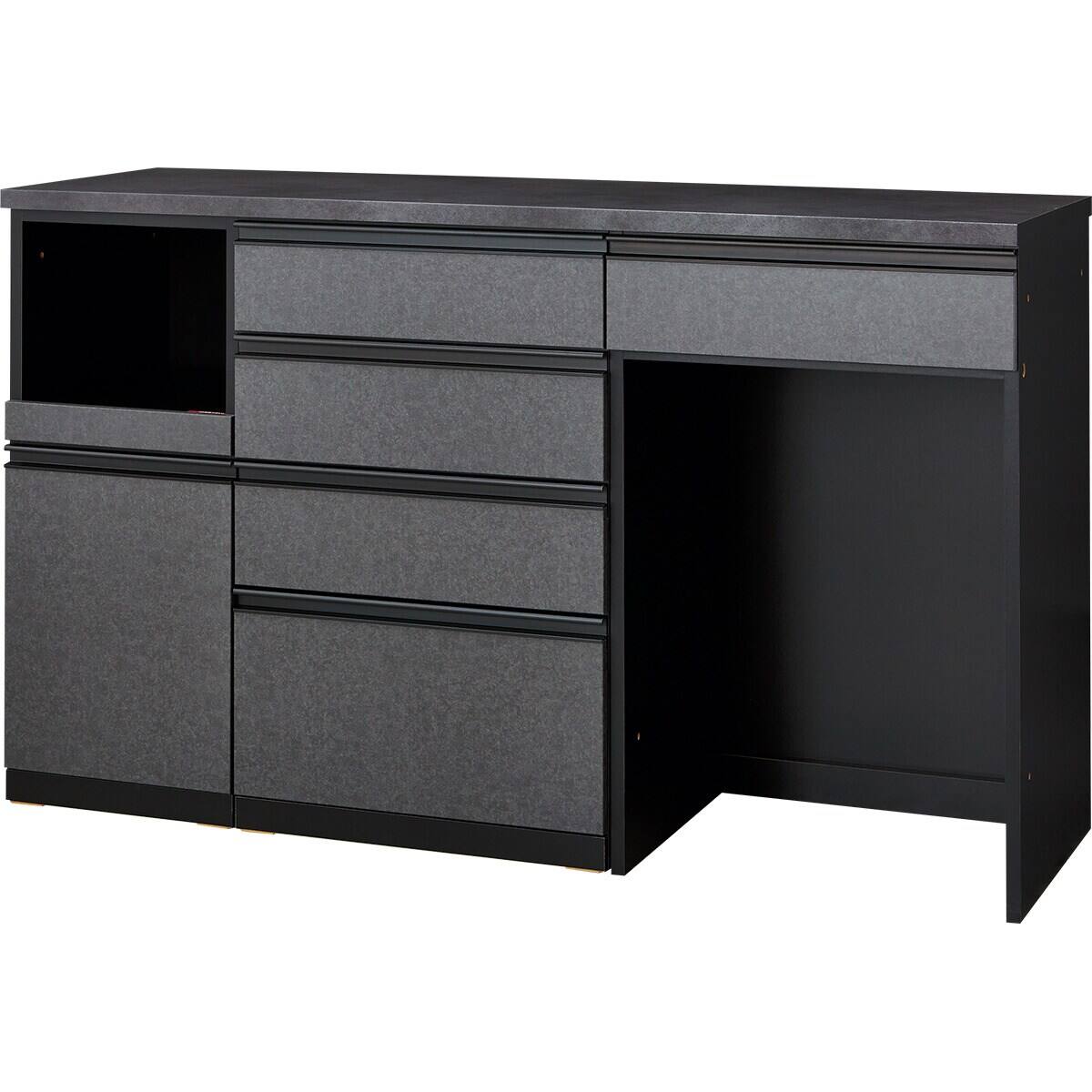 キッチンカウンター(リガーレD50-160CT H50-60C/H50-60OP/H50-40J GYBK