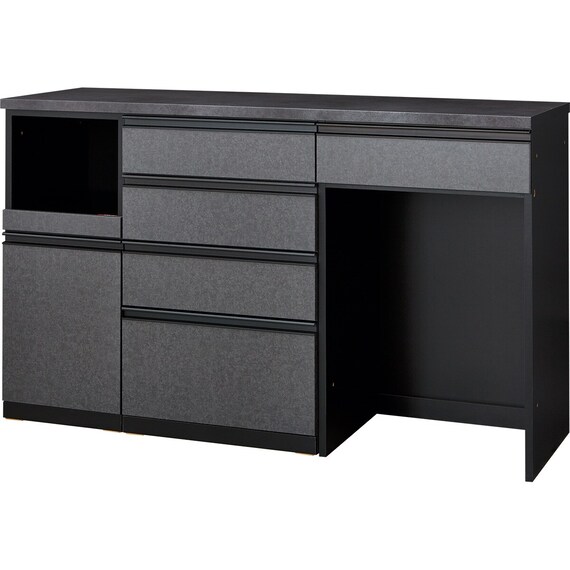 キッチンカウンター(リガーレD50-160CT H50-60C/H50-60OP/H50-40J GYBK) 1枚目画像