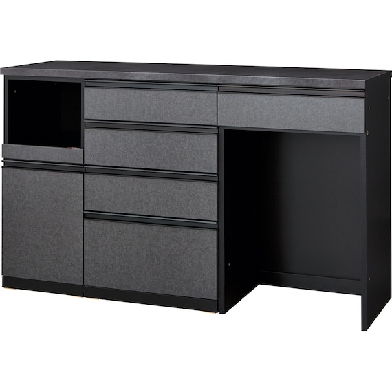 キッチンカウンター(リガーレD50-160CT H50-60C/H50-60OP/H50-40J GYBK) 1枚目画像