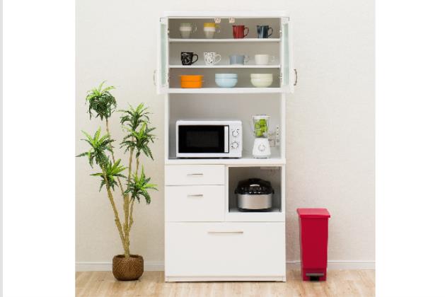美品 ニトリ キッチンボード 食器棚 (コパン T 80KB WH) ｷｯﾁﾝﾎﾞｰﾄﾞ ｺﾊﾟﾝ T 80KB WH | ニトリネット【公式】 家具