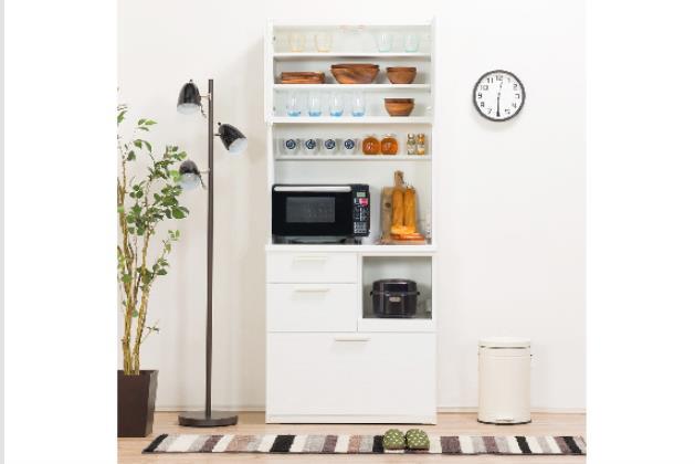 ニトリ 食器棚 キッチンボード (ソレル 80KB WH) キッチンボード (ソレル 80KB WH) | ニトリネット【公式】 家具