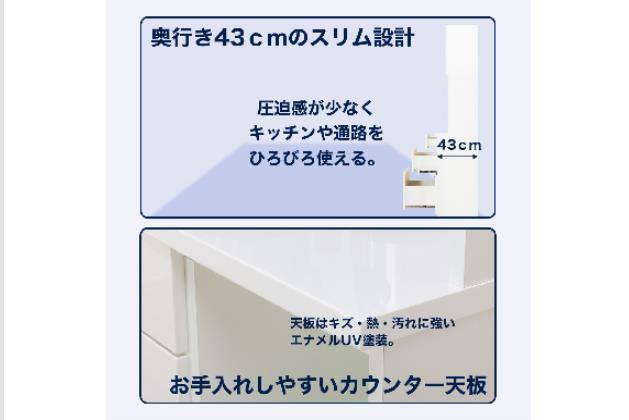 ｷｯﾁﾝﾎﾞｰﾄﾞ ｿﾚﾙ 140KB WH | ニトリネット【公式】 家具・インテリア通販