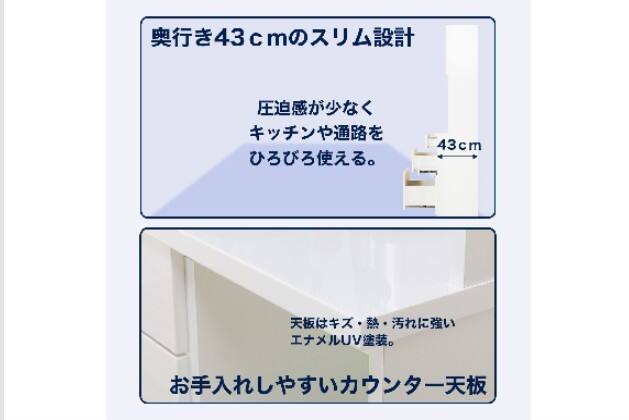 ｷｯﾁﾝﾎﾞｰﾄﾞ ｿﾚﾙ 140KB WH | ニトリネット【公式】 家具・インテリア通販