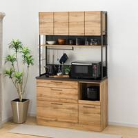 ✶美品 ニトリ 食器棚 キッチンボード（レジューム120） 狙い打ち 