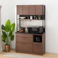 ①ニトリ コパン120 レンジ台 幅120cm キッチンボード レンジボード 