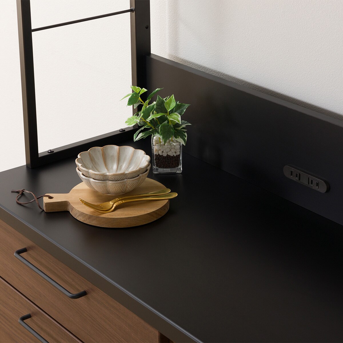 【ちえ専用】ニトリ キッチンボード 楽天市場】キッチンボード(エトナ90KB)【配送員設置商品