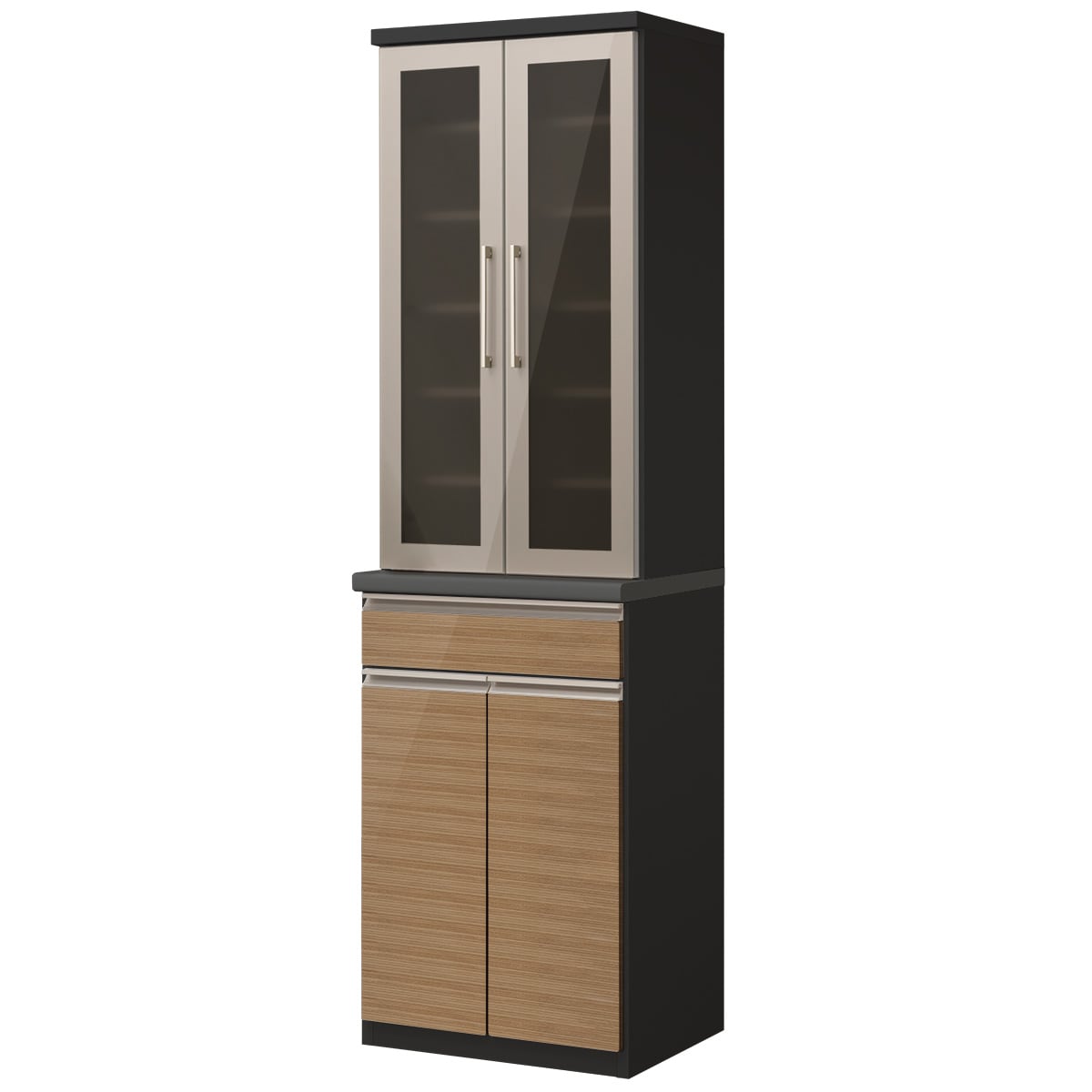 楽天市場】[幅150cm] 食器棚 (レジューム 150TG-S WH/150SH-R WH) ニトリ 【配送員設置】 【5年保証】 : ニトリ