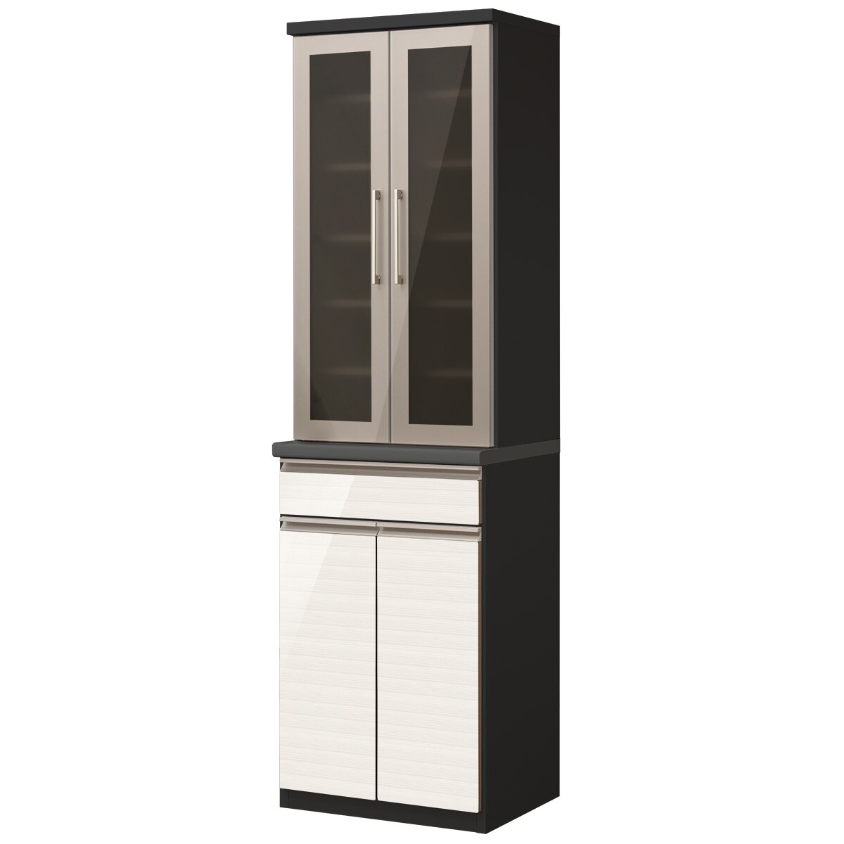 食器棚 (ラピス2BK60 スノーウッド) | ニトリネット【公式】 家具