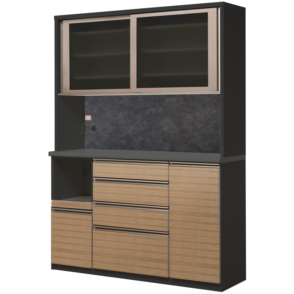 キッチンボード(ラピス2 BK140 キャナルオーク) | ニトリネット【公式