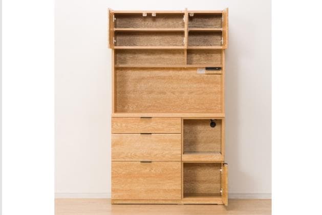 【10日までの限定出品】ニトリ　キッチンボード　エトナ　幅105cm ニトリ キッチンボード(エトナ105KB WH/SI) : ニトリ Yahoo!店
