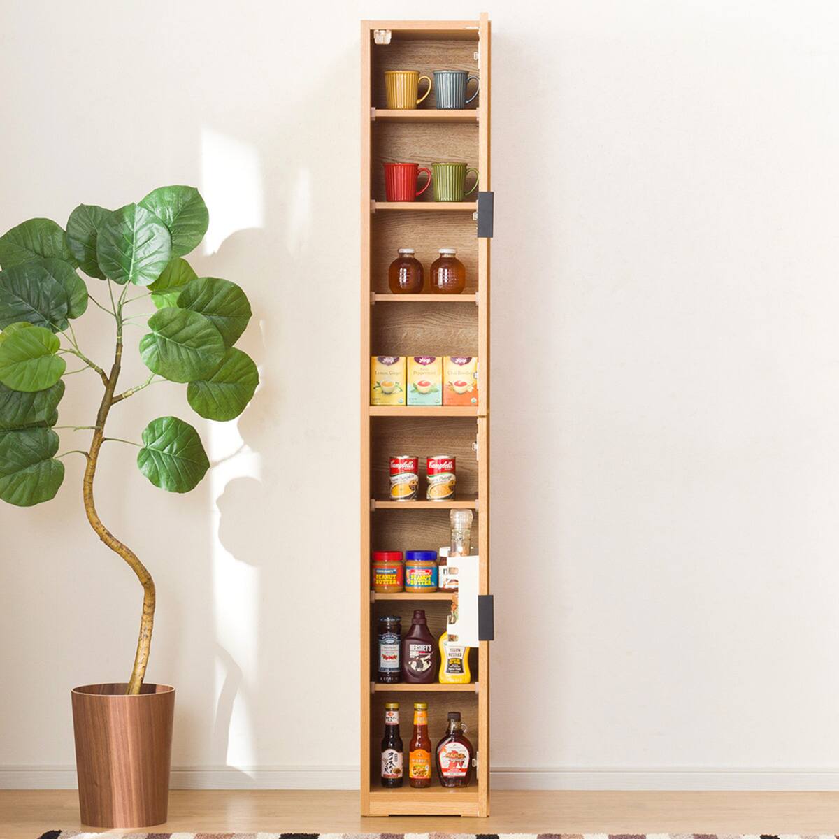 スリムストッカー エトナ30dd Lbr 通販 ニトリネット 公式 家具 インテリア通販