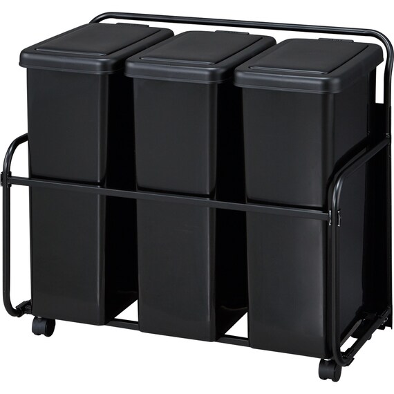 RGダストワゴン(30L ブラックトリプル) | ニトリネット【公式】 家具 