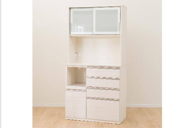 【美品】ニトリ キッチンボード SP201 100KB GY 食器棚 キッチンボード(SP201 100KB GY) | ニトリネット【公式】 家具