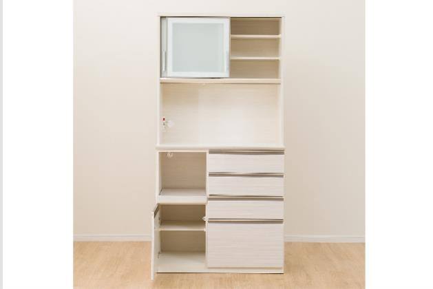 【美品】ニトリ キッチンボード SP201 100KB GY 食器棚 キッチンボード(SP201 100KB GY) | ニトリネット【公式】 家具