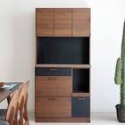 キッチンボード(TM01K 90 MBR/BK) 1枚目画像