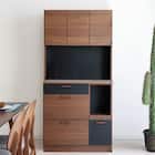 キッチンボード(TM01K 90 MBR/BK) 1枚目画像