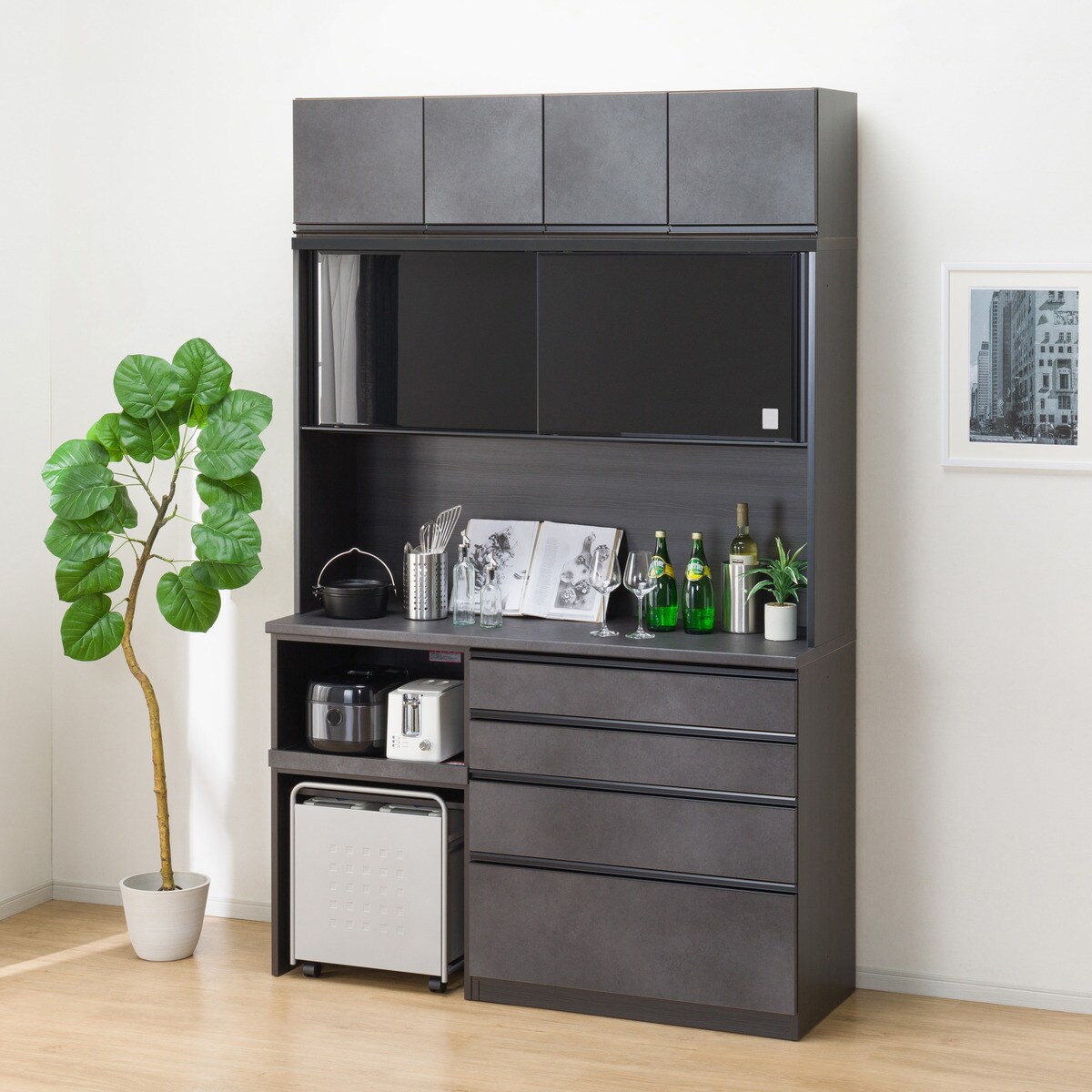 ニトリ チェルシー キッチンボード上置のみ