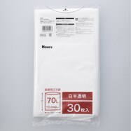 ゴミ袋(白半透明 30枚 WL)【島忠ホームズ商品】