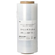 【島忠ホームズ商品】ストレッチフィルム(300mm×500m 15ミクロン)