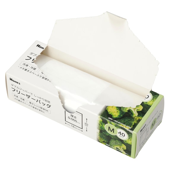 フリーザーバッグ 18×20cm(40枚入り)【島忠ホームズ商品】 4枚目画像