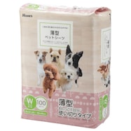 薄型ペットシーツ(ワイド 100枚入り)【島忠ホームズ商品】