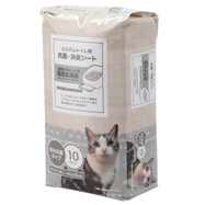 【島忠ホームズ商品】猫システムトイレ用消臭シート(10枚入り)