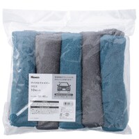 【島忠ホームズ商品】徳用マイクロファイバークロス(30×40cm 10枚組)