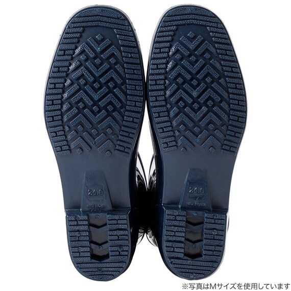 レインブーツ婦人ショート PVSTNV(Sサイズ)【島忠ホームズ商品】 4枚目画像