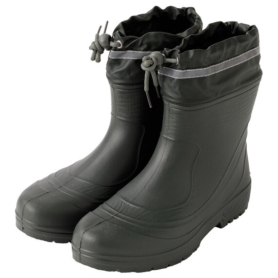 軽量 やわらか長靴 紳士ショートEVST(Sサイズ ダークグリーン)【島忠ホームズ商品】 1枚目画像