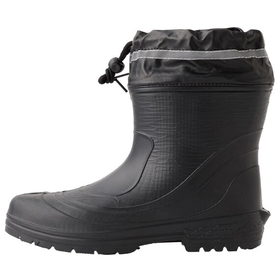 軽量 やわらか長靴 紳士ショートEVST(Sサイズ ブラック)【島忠ホームズ商品】 2枚目画像