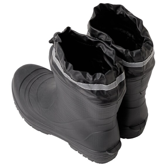 軽量 やわらか長靴 紳士ショートEVST(Sサイズ ブラック)【島忠ホームズ商品】 3枚目画像