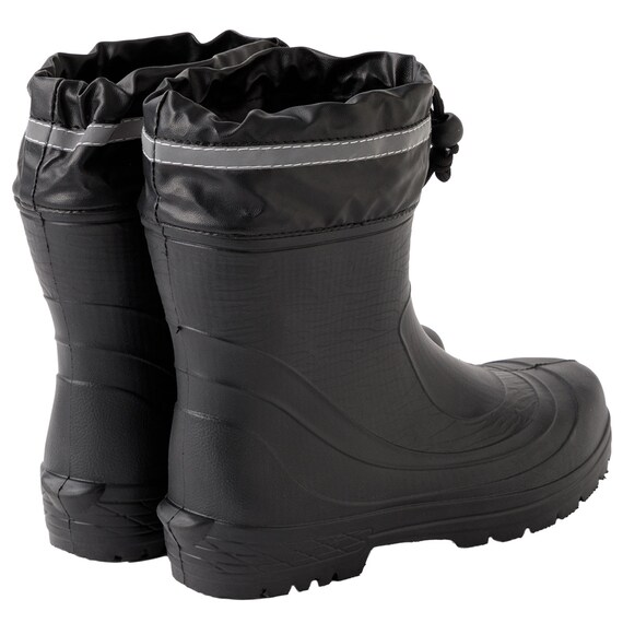 軽量 やわらか長靴 紳士ショートEVST(Sサイズ ブラック)【島忠ホームズ商品】 4枚目画像