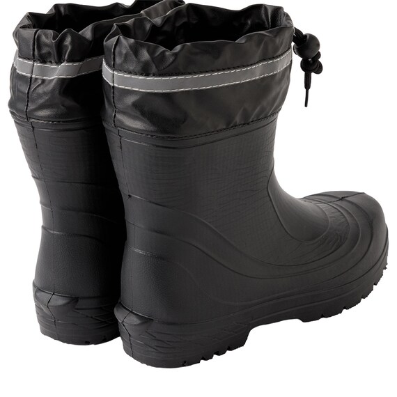 軽量 やわらか長靴 紳士ショートEVST(Sサイズ ブラック)【島忠ホームズ商品】 7枚目画像