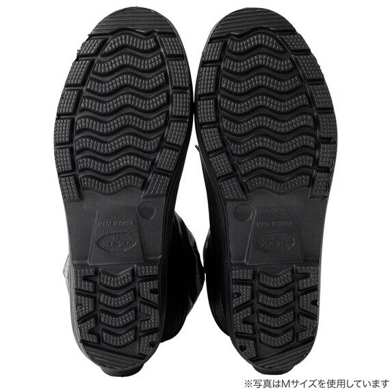 軽量 やわらか長靴 紳士ショートEVST(Sサイズ ブラック)【島忠ホームズ商品】 11枚目画像