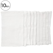【島忠ホームズ商品】ぞうきん 10枚組 (NAT01)