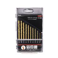 チタンコートドリル 10本組 六角【島忠ホームズ商品】