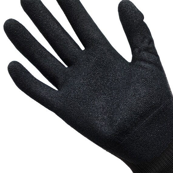 ニトリルゴム背抜き手袋 (NTWG－ブラック S3双)【島忠ホームズ商品】 5枚目画像