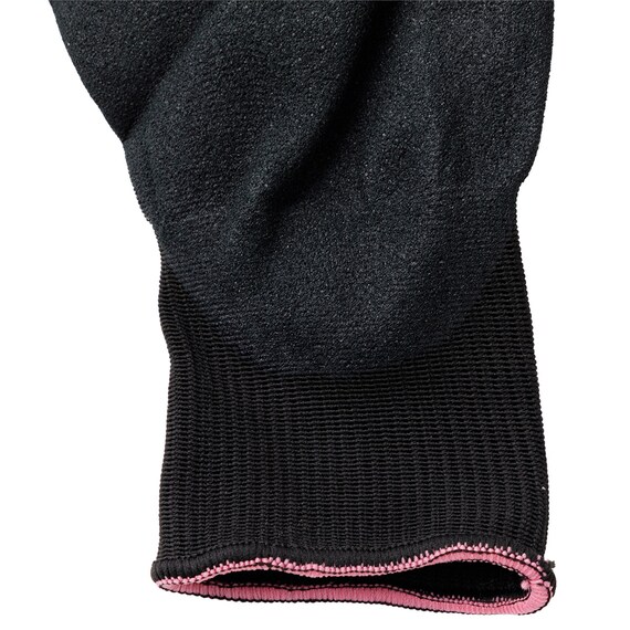 ニトリルゴム背抜き手袋 (NTWG－ブラック S3双)【島忠ホームズ商品】 8枚目画像