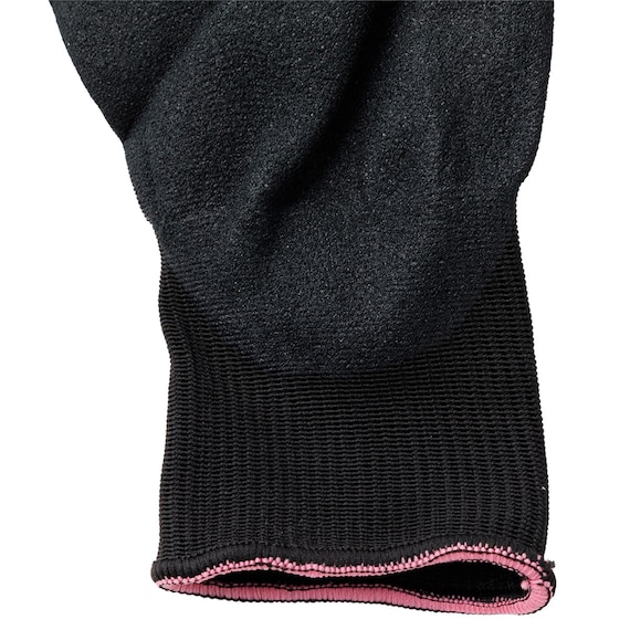 ニトリルゴム背抜き手袋 (NTWG-ブラック S3双)【島忠ホームズ商品】 8枚目画像