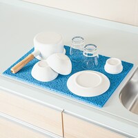 【島忠ホームズ商品】超吸水セルロースキッチンマット