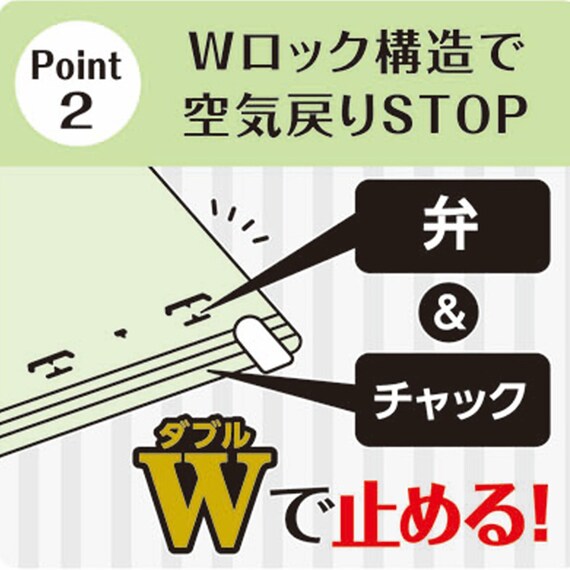 手押し圧縮袋 小分け衣類用 1P 3枚目画像